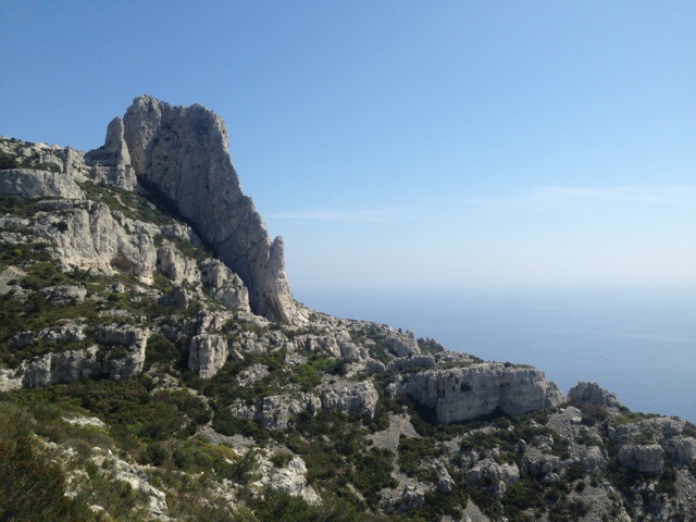 Arête de Marseille, 300m d'escalede. Connue en France
